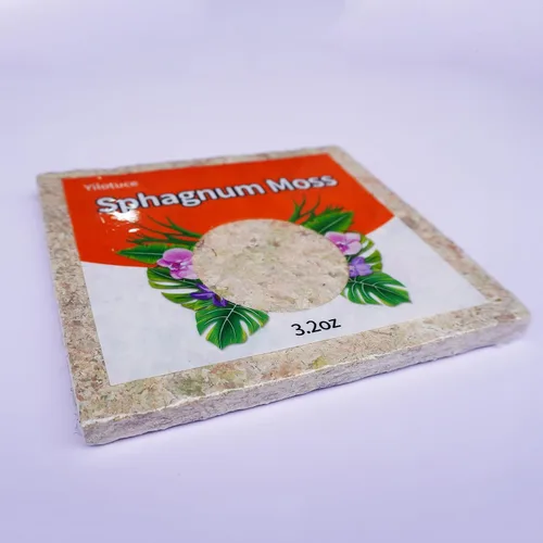 Miniatura 5 de Musgo esfagnum comprimido de 3.2 oz para plantas, musgo esfagnum prémium cuidadosamente seleccionado para orquídeas