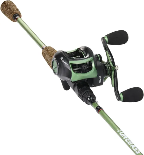Miniatura 8 de Combos de cañas de pescar One Bass, cañas de fibra de carbono de 30 toneladas, carrete de pesca con relación de engranajes de 8.1:1, combo de 2