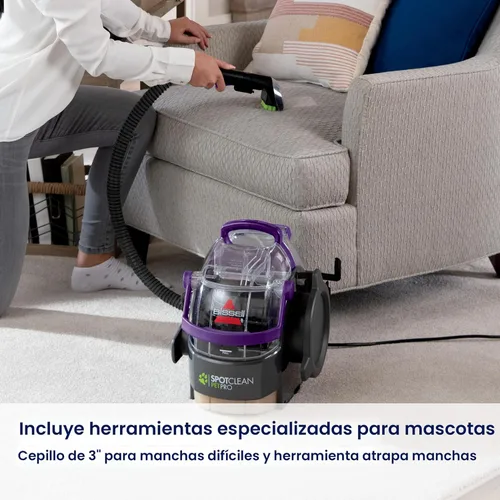 Miniatura 6 de Bissell SpotClean Pet Pro - Limpiador de alfombras portátil, 2458
