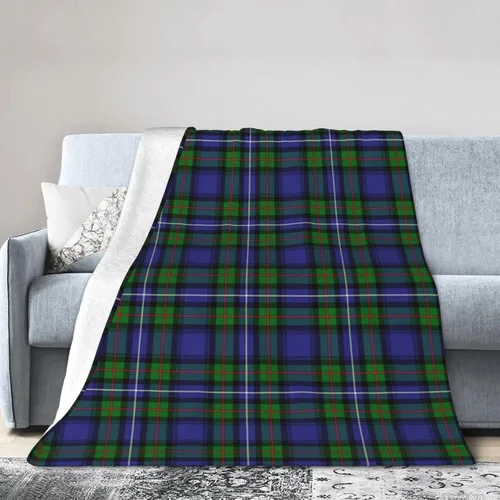 Miniatura 8 de Manta de franela Scottish Clan Sinclair Modern Tartan Ultra suave, ligera y versátil para cama, sofá y decoración del hogar, ideal para hombres