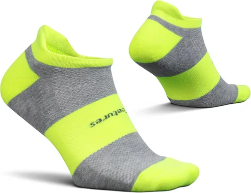 Feetures Calcetines tobilleros de alto rendimiento Max Cushion Calcetines invisibles para mujeres y hombres con lengüeta en el talón (1 par)