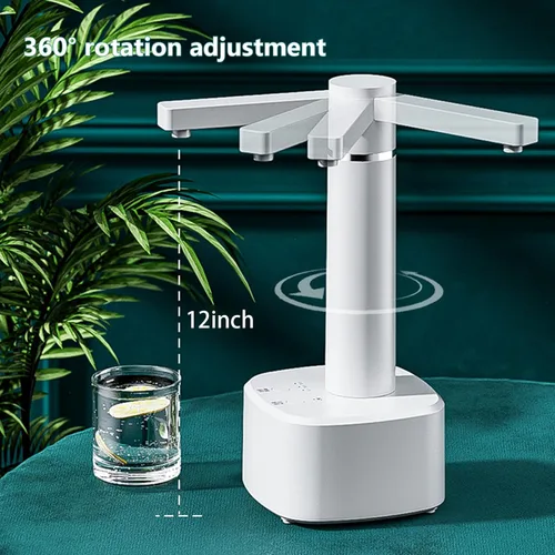 Miniatura 4 de Dispensador de botella de agua USB Bomba de botella de agua 3 engranajes Bomba dispensadora de escritorio para uso en casa y oficina