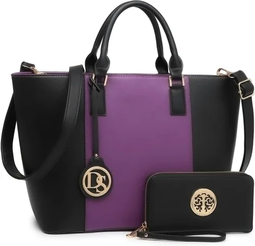 Miniatura 49 de Dasein Satchel Purse Handbag for Women Large Shoulder Work Tote Bag With Matching Wallet