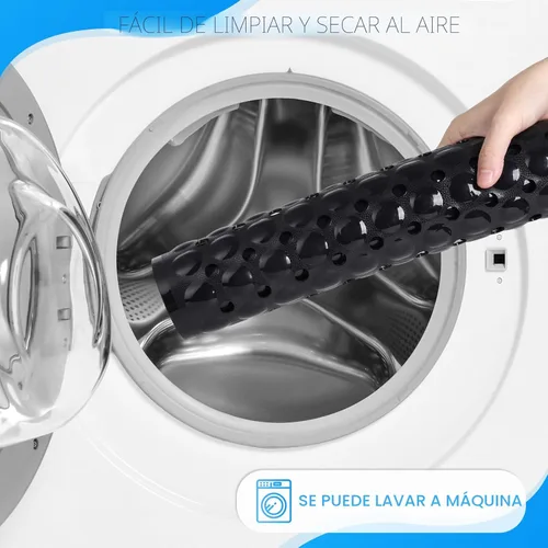 Miniatura 6 de Alfombrillas para bañera y ducha, 40x16 pulgadas extra grandes, antideslizantes, suaves, para bañera con ventosas y agujeros de drenaje