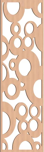 Miniatura 21 de Farwell Paneles de pared decorativos de madera con calado, 13 3/8 pulgadas de ancho x 34 3/8 pulgadas de alto x 1/4 de alto, roble rojo rojo