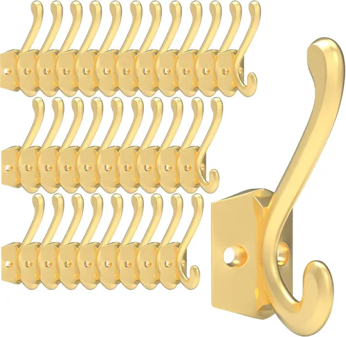 Miniatura 18 de CBWLWJ Paquete de 16 ganchos de pared resistentes para colgar en la pared, para sala de estar, baño, cocina, para abrigo, bolsa, bufanda, toalla