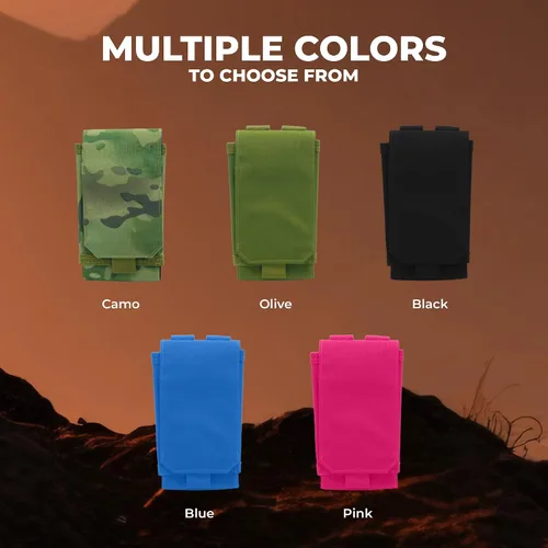 Miniatura 11 de Phone Holster with Clip - Hook Loop Nylon Cellphone Holster Compact Pouch, Backpack Shoulder Strap Accessory - Multifunctional StrapPack Pouches for
