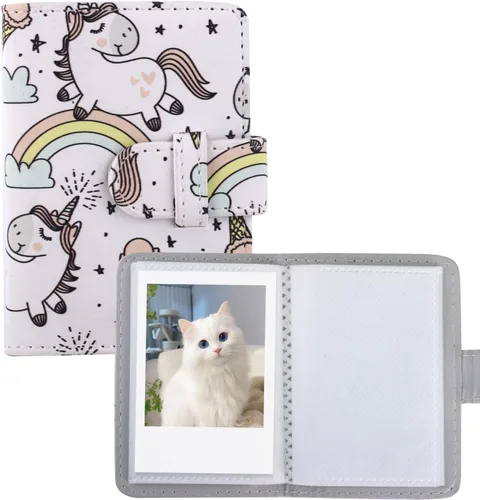 Miniatura 38 de Mini álbum de fotos de 28 bolsillos para mini película, foto de 2x3, tarjeta de fotos Kpop, álbumes cartera libro para Mini 12 11 40 7+ EVO 90 Alpaca