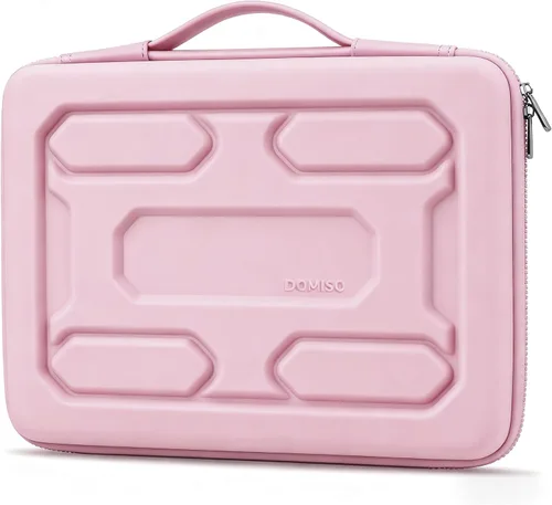 Miniatura 19 de DOMISO Funda para laptop de 13.3 pulgadas con asa, bolsa para computadora a prueba de golpes, funda protectora impermeable EVA para portátiles