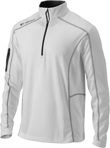 Columbia - Sudadera Omni-Wick Shotgun de manga larga con cremallera de 14 para hombre