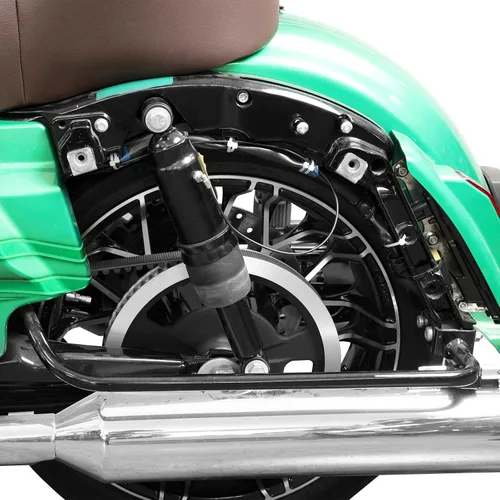 Miniatura 3 de TCT-MOTORPARTS Kit de Suspensión Trasera de Aire Ride con Tanque de Aire Compatible con Harley Touring Street Glide Bagger Road King Electra Glide