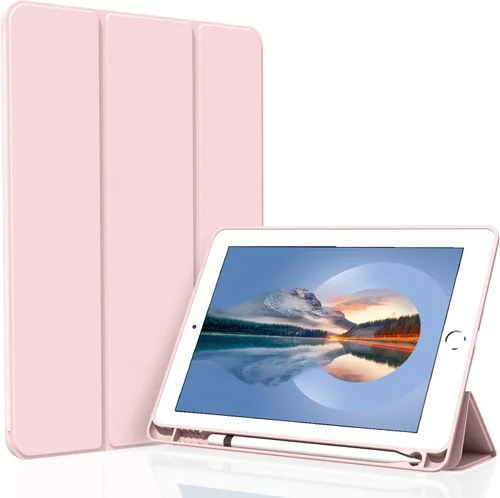 Miniatura 15 de Funda para iPad Air 3 / Pro de 10.5 pulgadas, ligera, delgada y suave TPU con soporte de triple pliegue, función de reposo/encendido automático