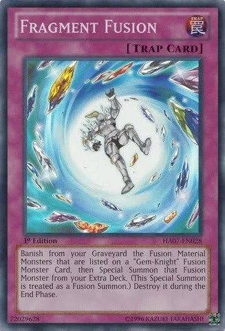 YU-GI-OH! - Fragment Fusion (HA07-EN028) - Hidden Arsenal 7: Knight of Stars - 1ª Edición - Super Rare