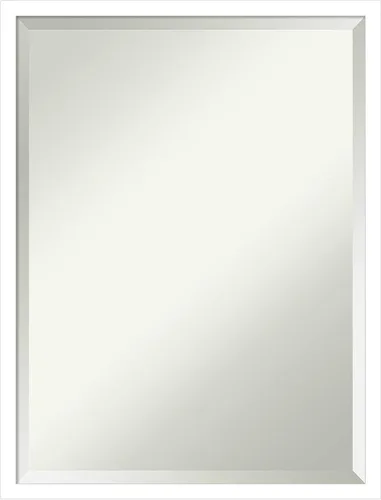 Miniatura 19 de Amanti Art Espejo de pared, espejo de marco de madera blanca lavada para decoración de pared o uso como espejo de baño para sobre el fregadero