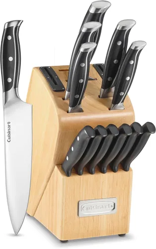 Miniatura 6 de Cuisinart Juego de bloques de cubiertos de nitrógeno infundido con afilado integrado (15 piezas)