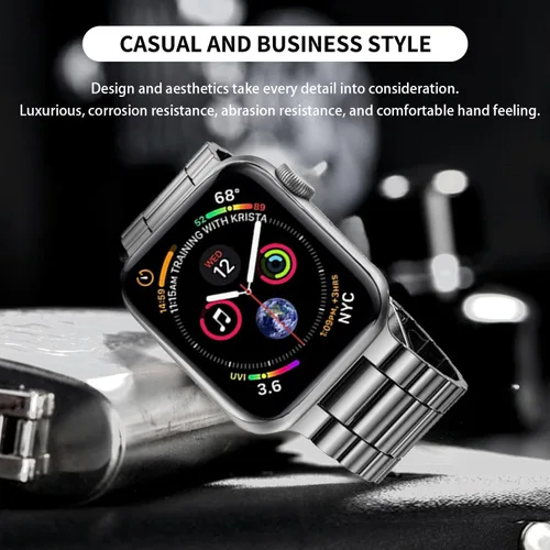 Miniatura 8 de Correa y Caja de Acero Inoxidable Compatible con Apple Watch iWatch Ultra Series 11 10 9 8 7 6 5 4 3 2 1 SE 49mm 45mm 46mm 44mm 42mm 41mm 40mm 38mm
