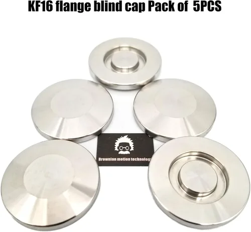 Miniatura 2 de KF16 NW16 ISO-KF16 Brida de tapa de brida ciega en blanco (paquete de 5 piezas)