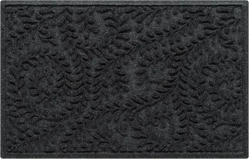 Miniatura 19 de WaterHog Tapete para Puerta Interior/Exterior, 2' x 5', Fabricado en Estados Unidos, Alfombra de Puerta Frontal Duradera y Antideslizante, Gris