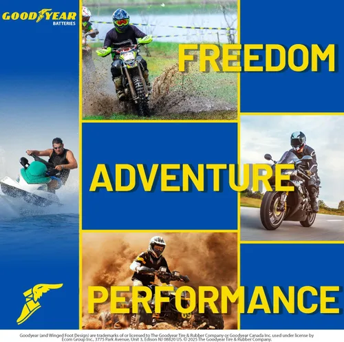 Miniatura 6 de Goodyear GYTX4L - Batería AGM de 12 voltios 4 AH, 50 CCA, recargable de alto rendimiento, sin mantenimiento, SLA - AGM para motocicleta, ATV, UTV, 4