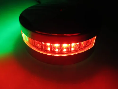 Miniatura 7 de Pactrade Marine Luz de navegación horizontal SS304 bicolor LED verde y rojo 110LM