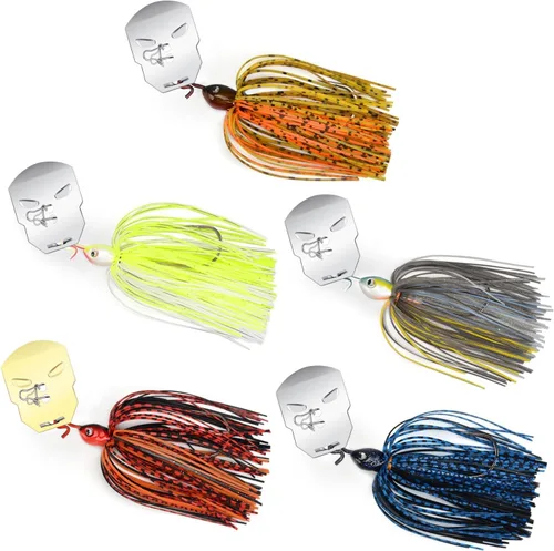 Miniatura 9 de MadBite by KastKing - Señuelos de pesca con cuchillas, kits multicolores, acción vibratoria irresistible, ganchos de punta de aguja de alambre A1