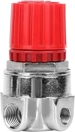 Miniatura 7 de Regulador de presión del compresor de aire con indicador de dial, válvula de control ajustable de aleación de zinc para accesorios