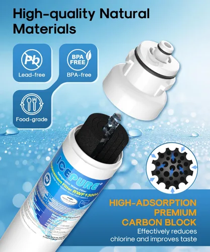 Miniatura 3 de ICEPURE DW2042FR-09 Reemplazo para Daewoo DW2042FR, Kenmore 46-9130, DW2042F-09, FRNY22D2V, RWF1300A, EP-DW2042FR-09, FRN-Y22D2V, FRN-Y22D2W 469130