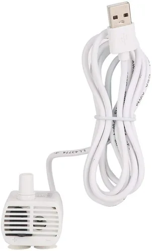 Miniatura 7 de Mini bomba USB sumergible ultra silenciosa fuente para acuario, peces, estanque, dispensador de agua para mascotas, hidroponía