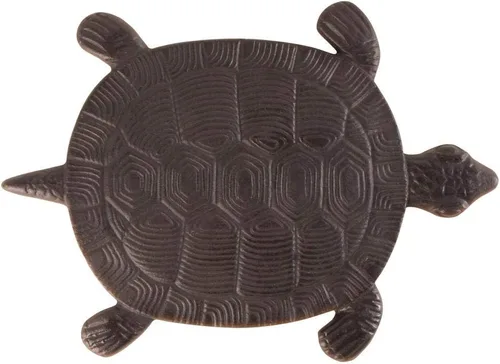 Esschert Design Pared, escalones, pavimento, diseño de tortuga de jardín aprox. 12.6 x 9.1 in x 0.7 in, juego de 1 a 10 artículos para elegir,