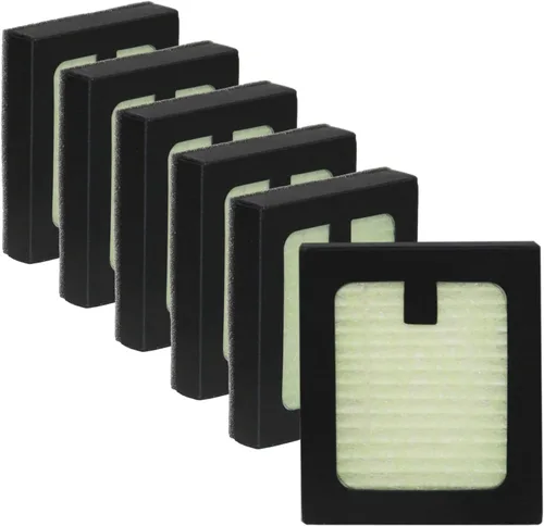 PUREBURG Filtro de repuesto compatible con Baby Brezza Bottle Washer Pro, paquete de 6, HEPA Air Clean Dust