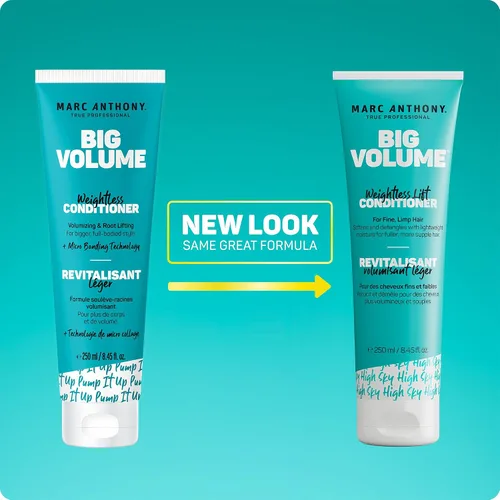 Miniatura 7 de Marc Anthony Acondicionador de gran volumen, humedad sin peso para cabello voluminoso