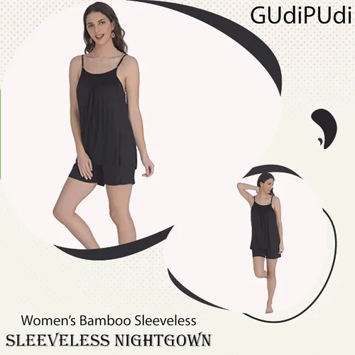 Miniatura 6 de Sleepy Time Pijama de bambú para mujer, ropa de dormir que absorbe la humedad, estilo veraniego
