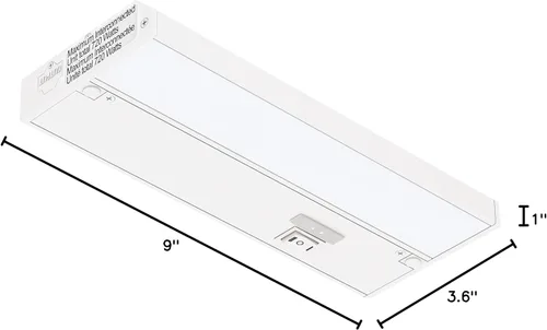 Miniatura 9 de Luz LED GetInLight, regulable, con certificación ETL, para debajo de los armarios, con 3 niveles de color: blanco cálido 2,700 K, blanco suave 3,000
