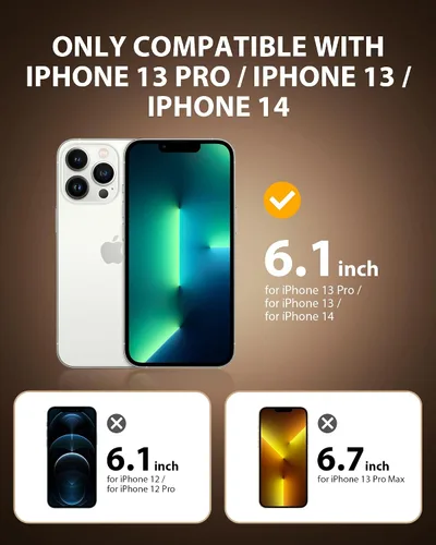 Miniatura 2 de PDDKISS Compatible con iPhone 13 Pro Max Protector de pantalla de privacidad/Protector de pantalla para iPhone 14 Plus de 6.7 pulgadas, degradado
