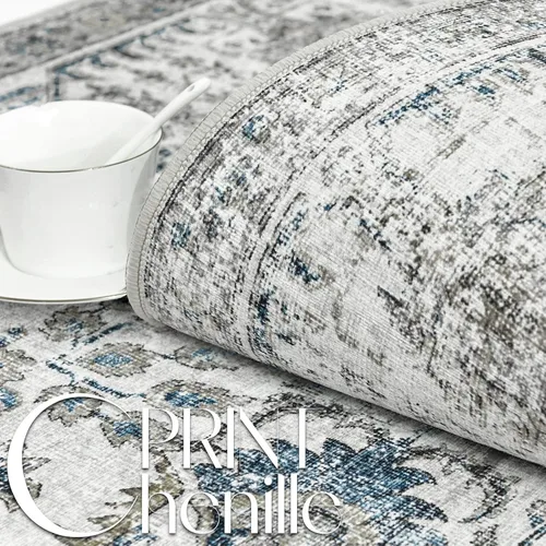 Miniatura 6 de jinchan Kalen Runner Alfombra 3x10 Lavable Alfombra de Pasillo Vintage Interior Delgada Retro Cubierta de Piso Floral Country Ligera Antideslizante