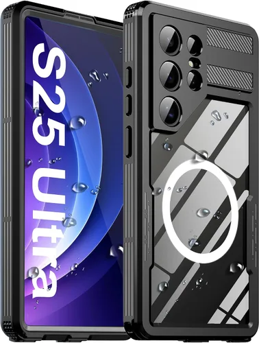 Miniatura 10 de Funda impermeable para Samsung Galaxy S23 Ultra, con protector de pantalla integrado, a prueba de polvo, a prueba de golpes, de cuerpo completo