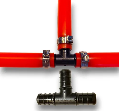 Miniatura 4 de PEX - Paquete de 60 camisetas, acoplamientos y codos de 1/2 pulgada, accesorios de polietileno PPSU Crimp Pex (F2159) con codos (20 unidades)