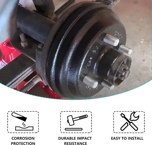 Miniatura 7 de 10L0L Conjunto de cubo de tambor de freno para carrito de golf EZGO TXT PDS (eléctrico), vehículos de gas de 2 ciclos 1982-1993, repuesto OEM #