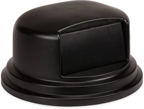 Miniatura 2 de Carlisle - 34103403 tapa pata contenedor de basura, bóveda redonda bronco de polientileno, 22.84 pulgadas de diámetro x 12.21 pulgadas de altura