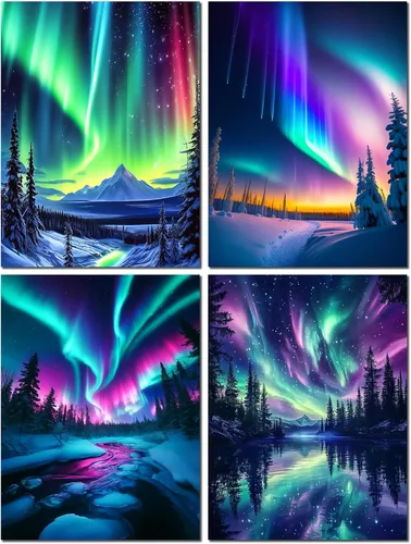 Miniatura 14 de Muzagroo Art Paquete de 4 Kits de Pinturas de Diamantes para Adultos Arte de Diamantes 5D DIY con Diamantes Redondos de Perforación Completa