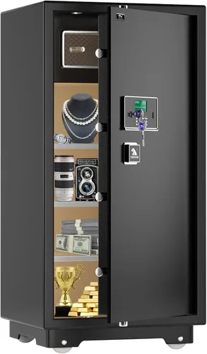 Miniatura 12 de TIGERKING Caja Fuerte Grande de Servicio Pesado, Caja Fuerte Digital de Seguridad para el Hogar de 3.47 Pies Cúbicos con Cerradura de Combinación