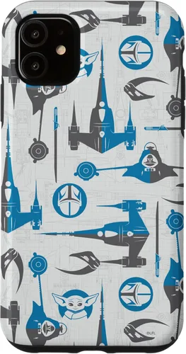 Miniatura 8 de Funda para iPhone 11 Pro Max Star Wars The Mandalorian & Grogu Signets and Starships