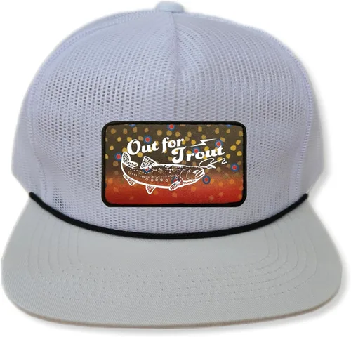 Miniatura 55 de ThatsRad Out for Trout Corduroy Snapback Sombrero Gorra Pesca con Mosca Pescador
