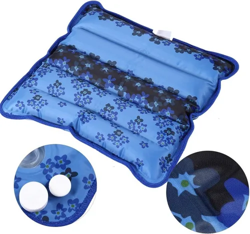 Miniatura 3 de Almohada fresca, paquetes de hielo de gel reutilizables con polvo de cristal de hielo, alfombrilla de enfriamiento de verano, cojín de asiento