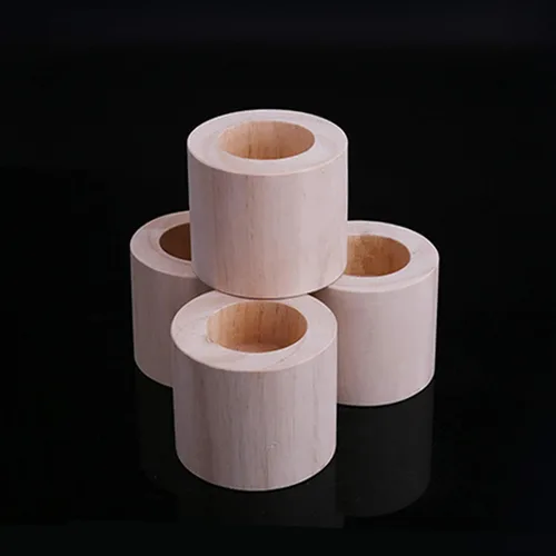 Miniatura 3 de Muebles modernos de pino de madera maciza ranurados redondos, patas de sofá, patas de bloque de madera, patas de apoyo, para cunas, escritorios