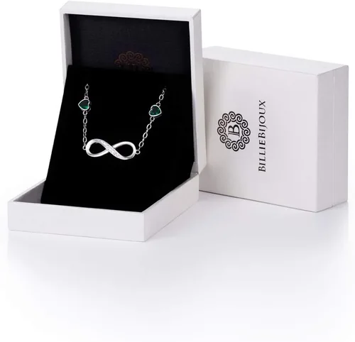 Miniatura 7 de Billie Bijoux Pulseras de amor infinito para mujer, plata de ley 925, pulsera ajustable con símbolo de amor