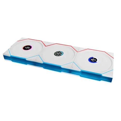 Miniatura 15 de Lian Li UNI - Ventilador Fan TL LCD Inalámbrico 120-Paquete Único-Señal Inalámbrica de 2.4 GHz, Ventilador ARGB-Espejo Infinito-Cadena de Margarita