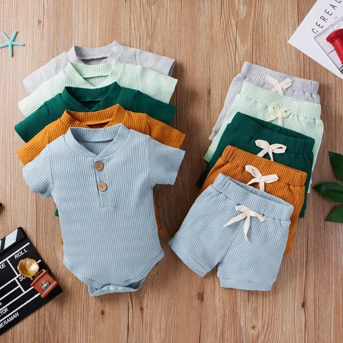 Miniatura 6 de Conjunto de pantalones cortos para bebés de 0, 3, 6, 9, 12, 18 meses
