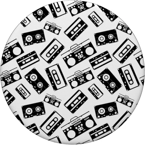 Miniatura 3 de PopSockets - Cinta de casete, diseño de los años 80, agarre y soporte para teléfonos y tabletas