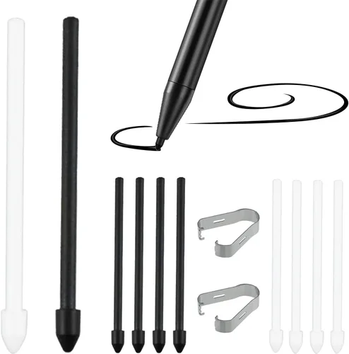 10 puntas de lápiz capacitivo, S Pen Hard Nibs de repuesto, puntas de repuesto S Pen con pinzas para Galaxy Tab S7/S7 Plus/S7 Fe/S8/S8 Plus/S8